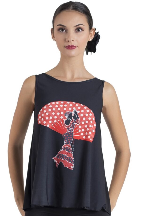 Camiseta Flamenco Bailadora