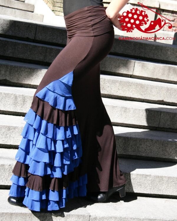 Falda Flamenca 11 - triángulo lateral de volantes