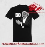 Camiseta Negra Homenaje Bo con Imagen