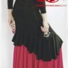 Falda Flamenca 02 - Círculo Negro/Rojo