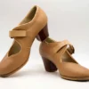 Solea.n 35 5.pielycharolbeige.taconcubanotenidoenpalosanto. 5